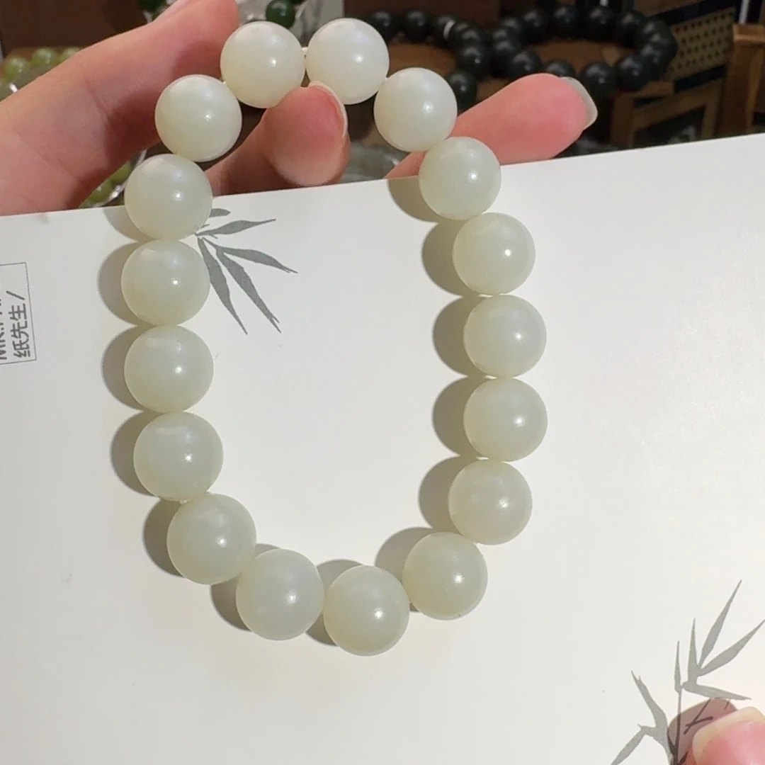 和田玉未镶嵌手链