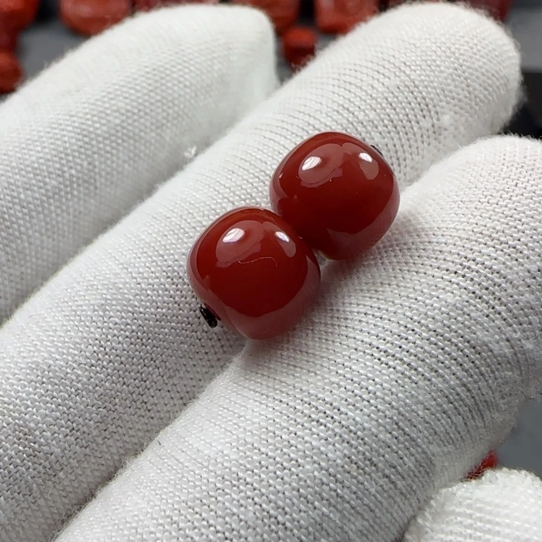 南红玛瑙未镶嵌素珠9
