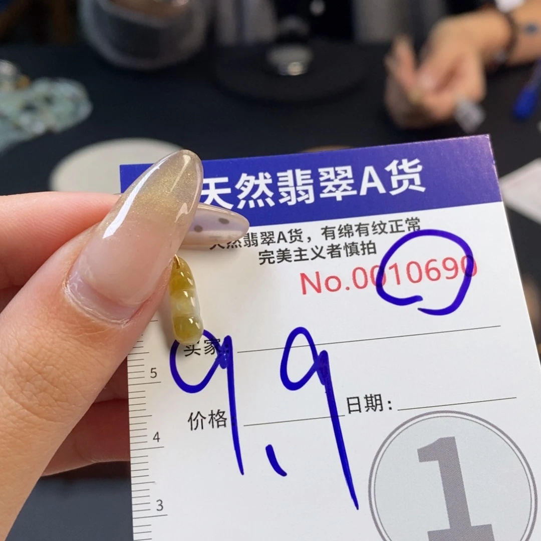 幻***雪翡翠银S925镶嵌颈饰10690