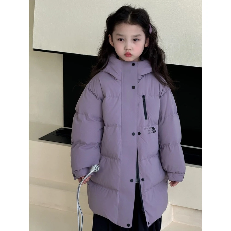 2024杜邦三防冬季连帽银离子蓄热长款羽绒服外套J7586