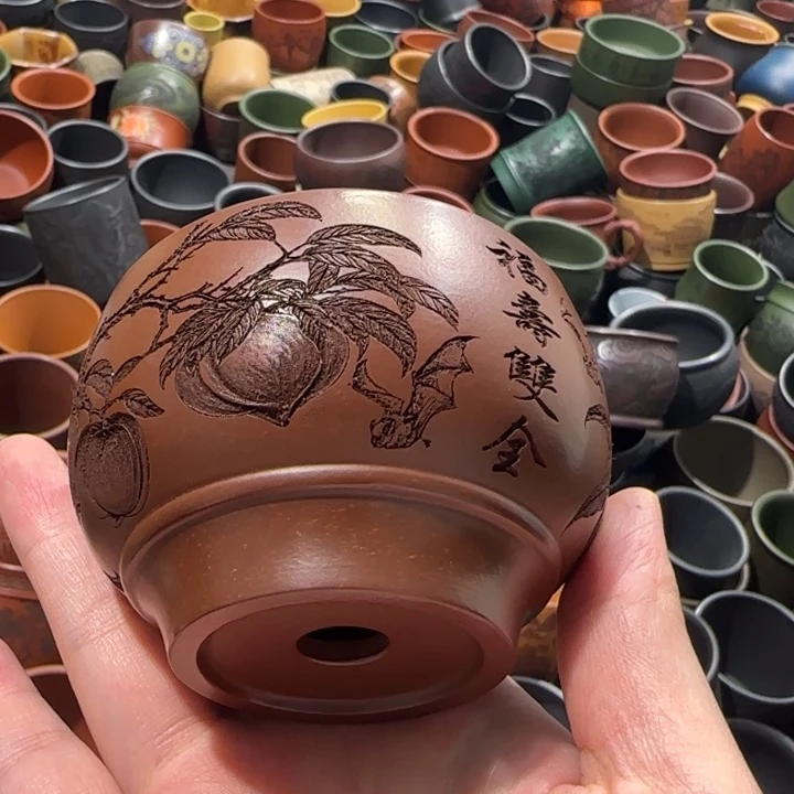 茶杯紫砂全手工紫砂