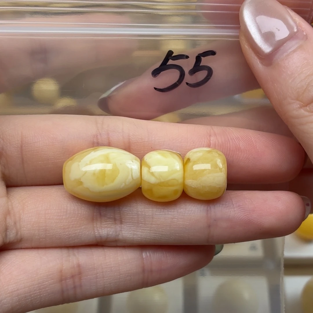 华***抖裸石蜜蜡未镶嵌微瑕12+13