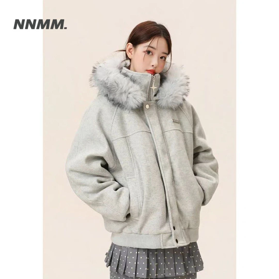 一件过冬~美式慵懒风座山雕毛领棉服男女同款冬季爆款棉衣ins棉袄