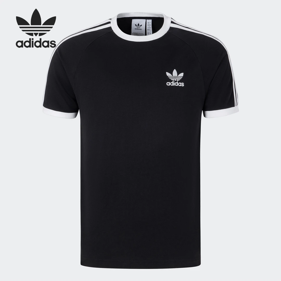 Adidas/阿迪达斯正品三叶草男士运动修身短袖圆领T恤KB2459