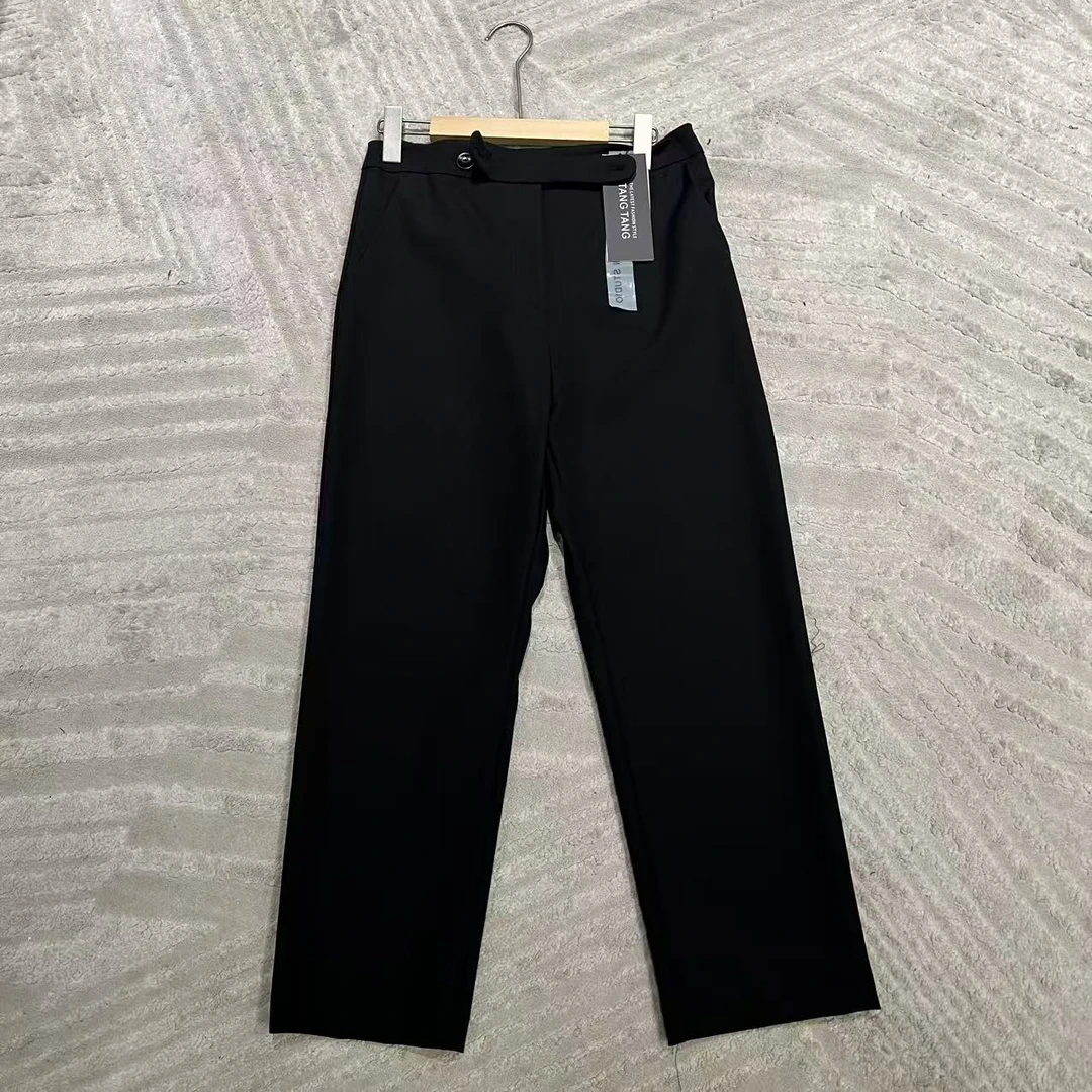 FL秋冬立体剪裁直筒休闲裤女裤【251329】