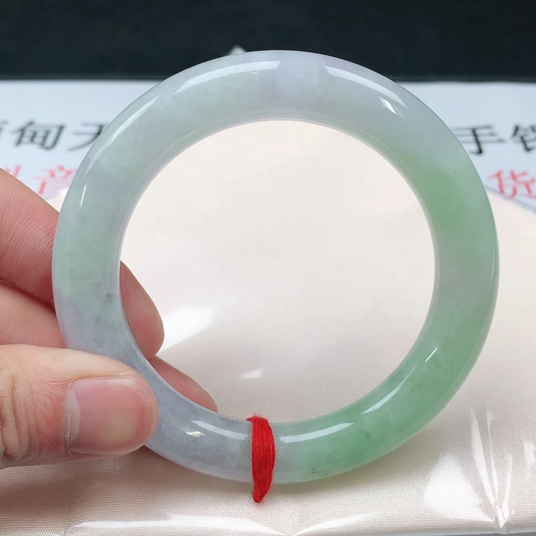 翡翠手镯未镶嵌圈57.