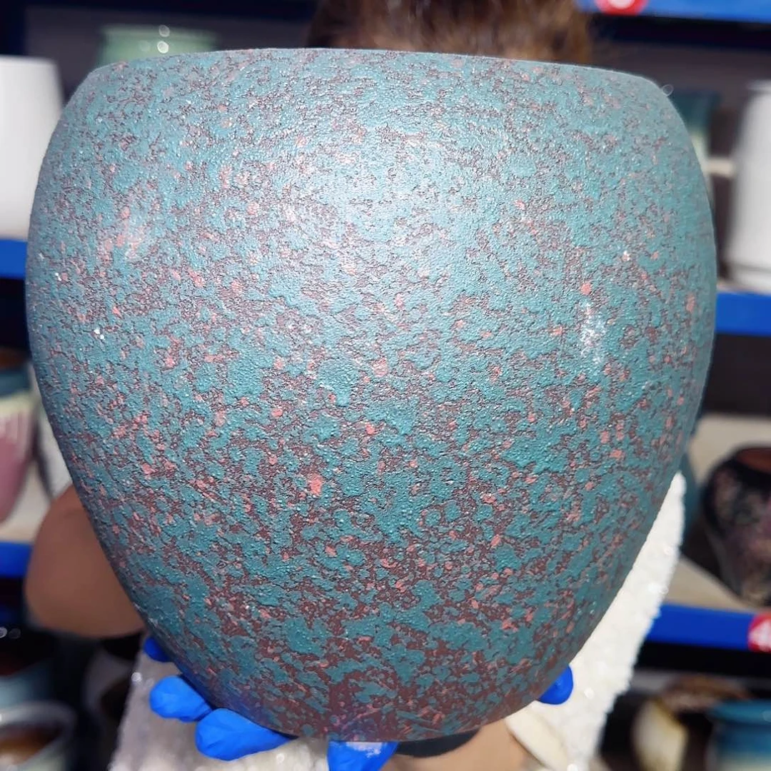 紫砂花盆高22口19