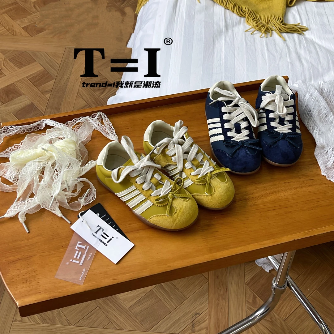 【TREND=I】潮童韩版2025德训鞋时尚休闲潮流透气休闲运动鞋Q11109
