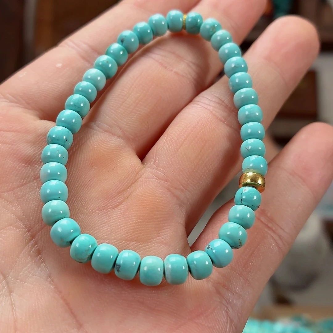 18K金镶嵌绿松石珠宝奇石