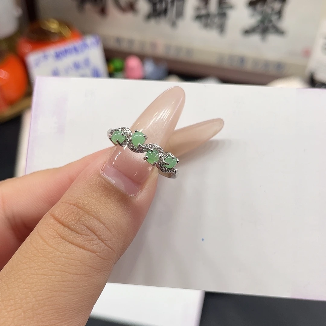 翡翠未镶嵌戒指天然缅甸翡翠3