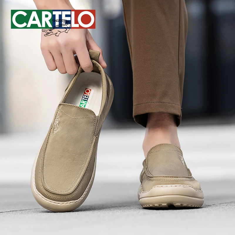 【秋冬天丝】父亲节礼物卡帝乐鳄鱼防泼水透气运动男鞋软底休闲布鞋