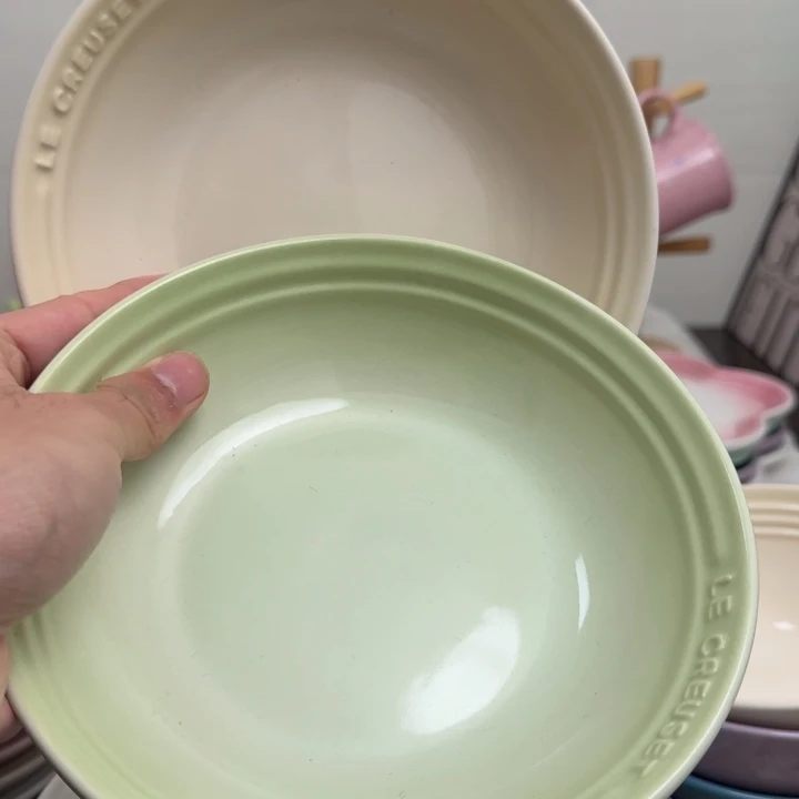 微瑕2个7英寸燕麦盘