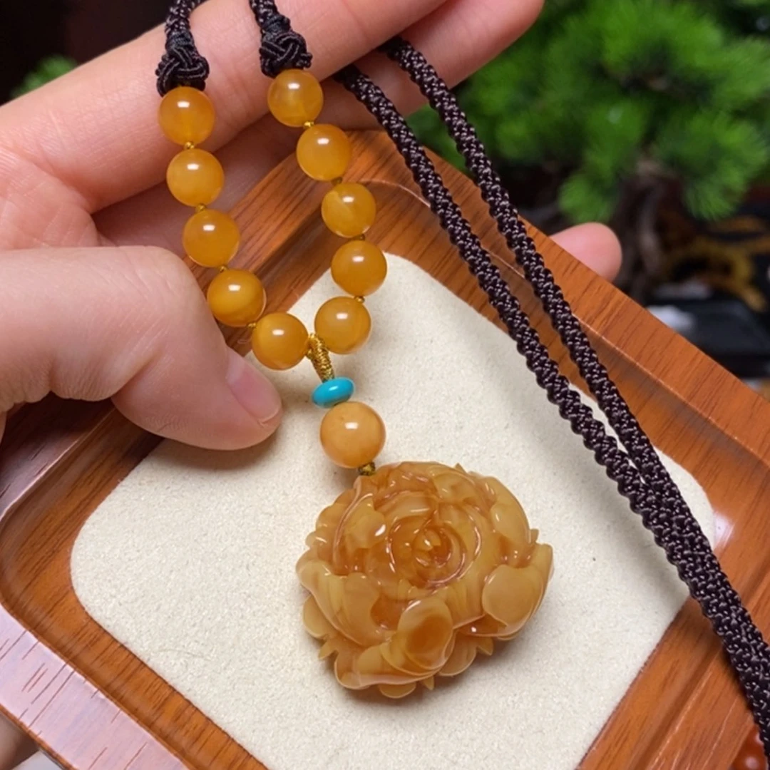 【闪购商品】蜜蜡颈饰未镶嵌项链