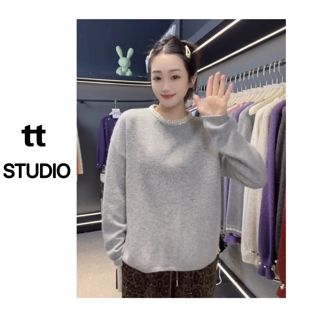 「tt家集合链接」秋冬高端毛衫气质针织上衣女