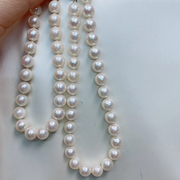 海水珍珠项链未镶嵌6.5-7