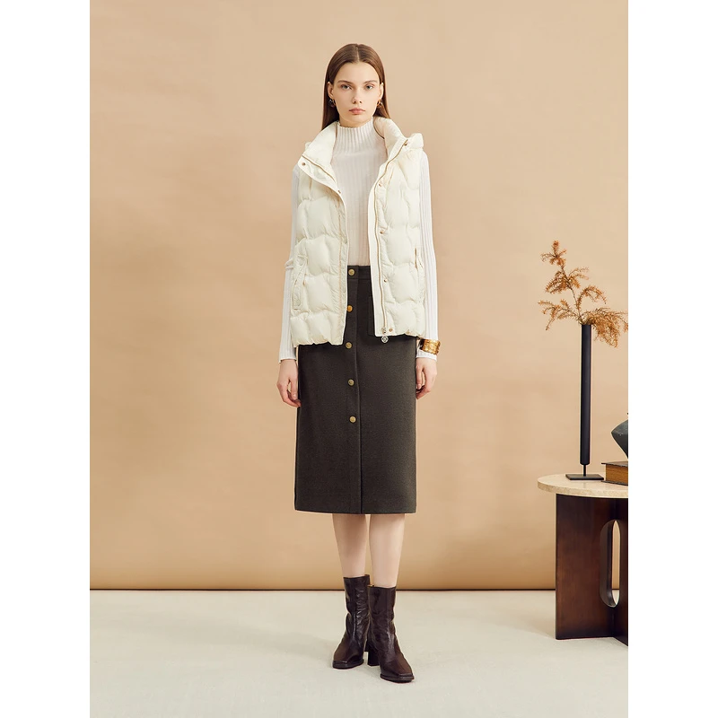 YINER/音儿新款气质时尚休闲百搭轻奢显瘦半身裙8C64550116