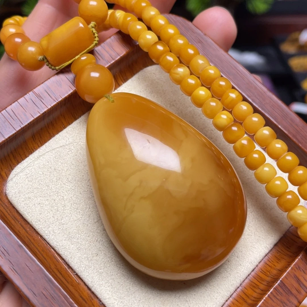 蜜蜡手链未镶嵌项链