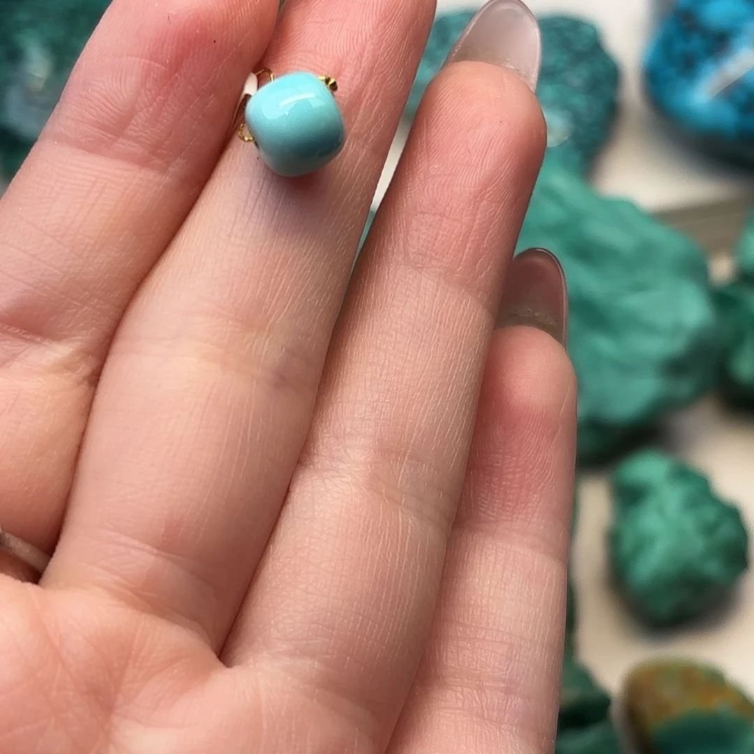 绿松石未镶嵌手串