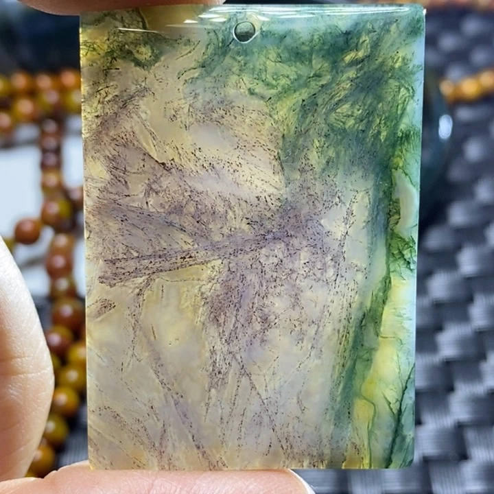 玛瑙/玉髓颈饰足银镀金镶嵌用****5