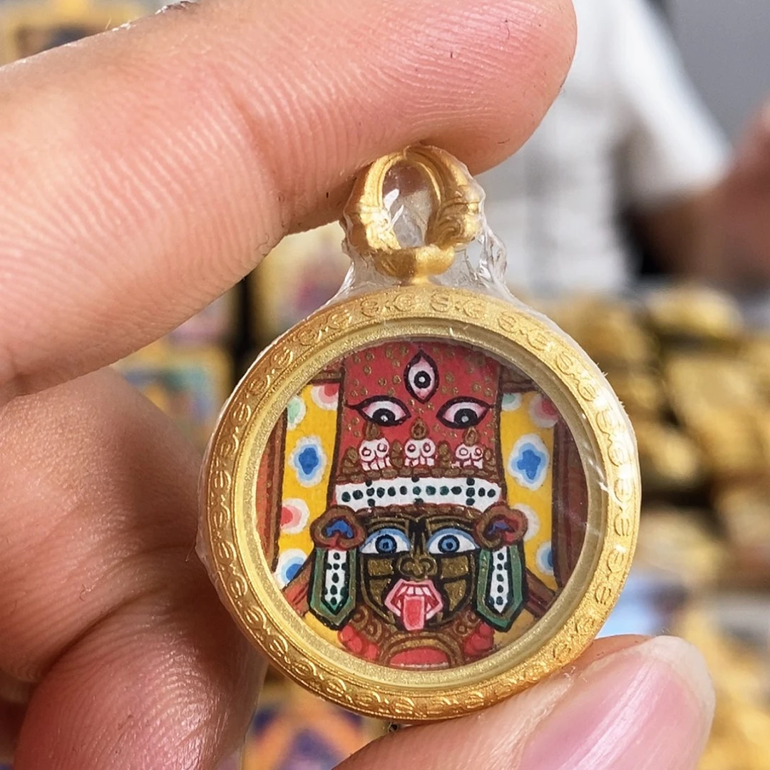 吊坠手绘唐卡扎基拉姆
