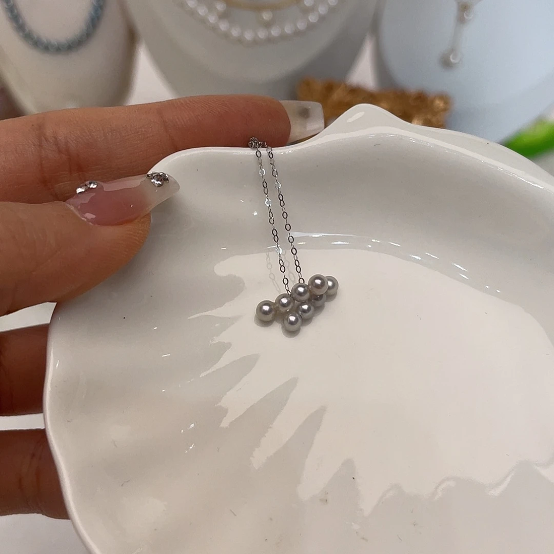 耳饰海水珍珠18K金镶嵌