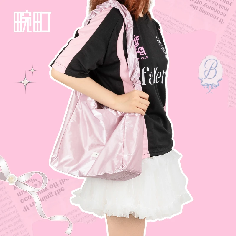 畹町芭蕾系列流光时尚dj百搭单肩斜挎包包包休闲肩包