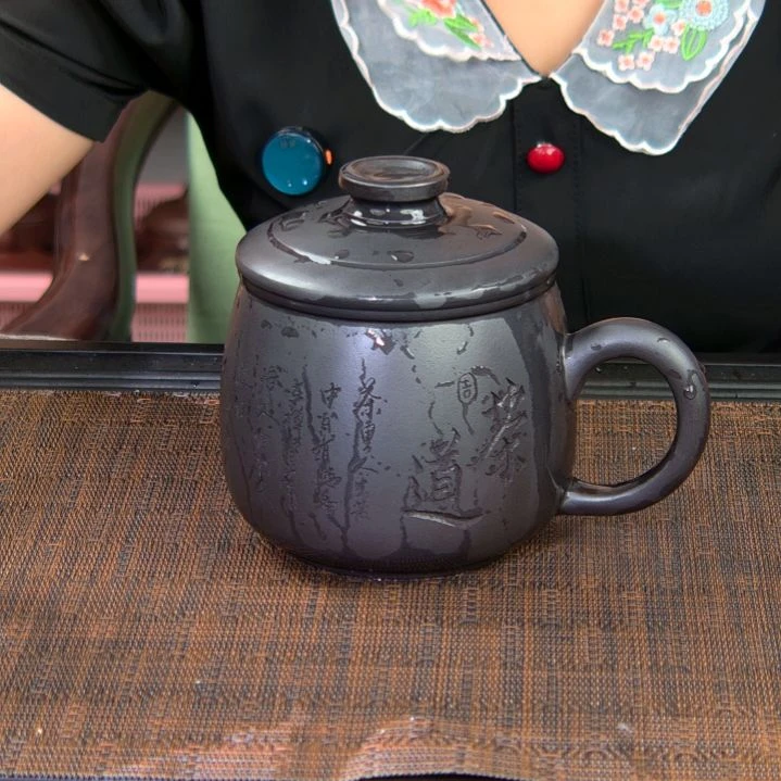 茶杯紫砂高货放漏
