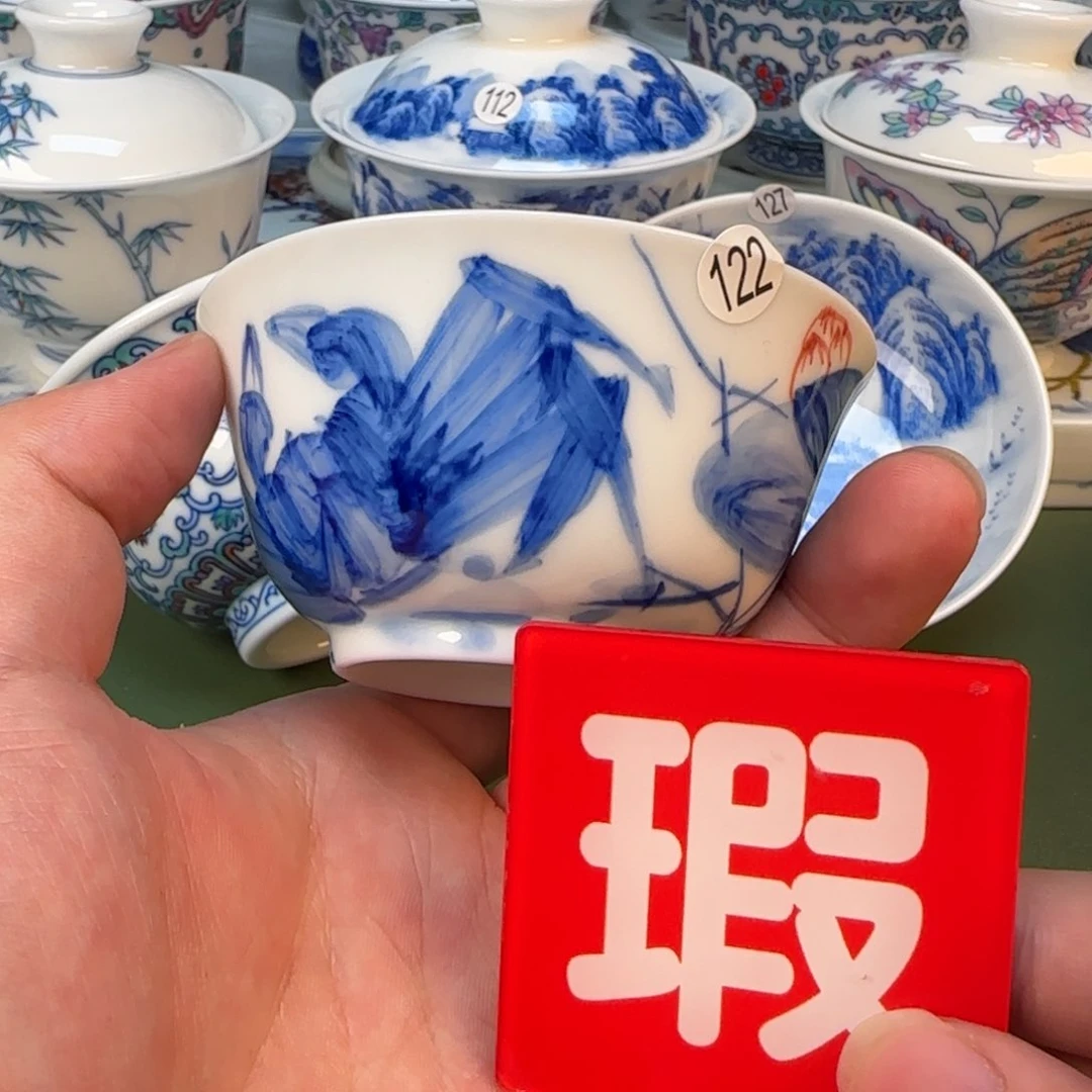 景德镇手工手绘茶具122