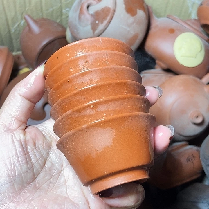 手工制作宜兴紫砂茶壶