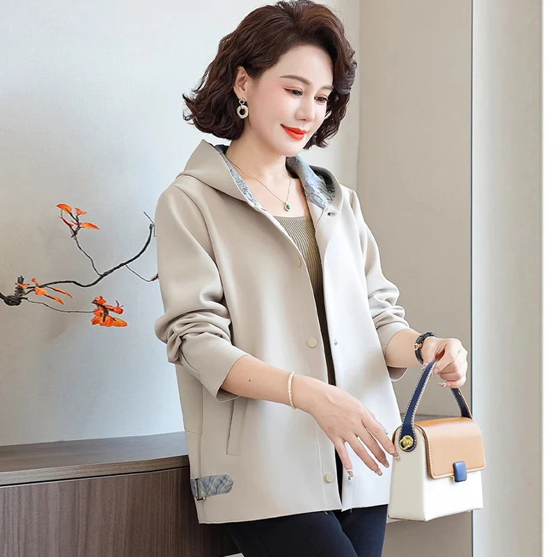 妈妈洋气品牌风衣2025新款时尚中老年女式春秋外套贵夫人秋装上衣