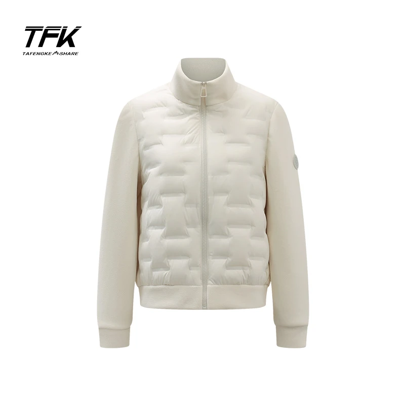 TFK/2025新款男女同款奥粒绒拼接鹅绒羽绒服  2967