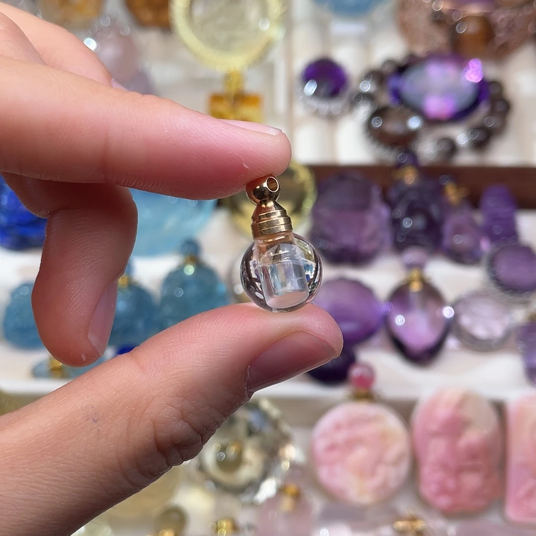 水晶颈饰未镶嵌天然水晶吊坠476