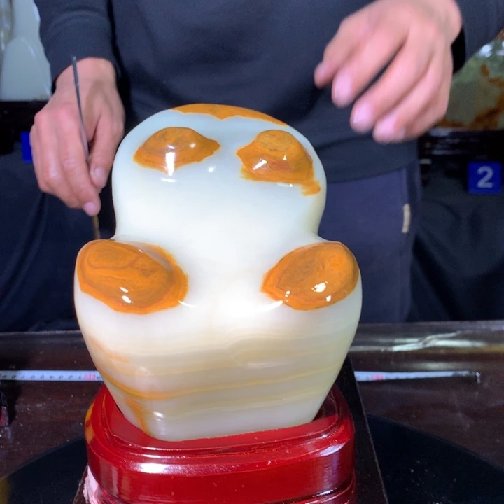 石材天然原石摆件