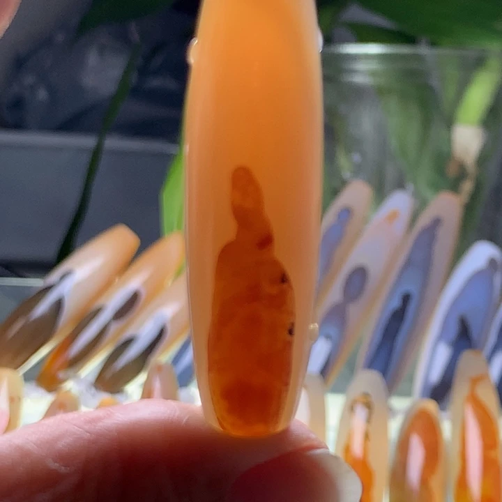 未镶嵌玛瑙/玉髓珠宝半成品3