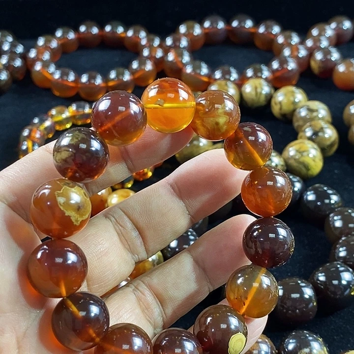 琥珀未镶嵌吊坠(不含链)