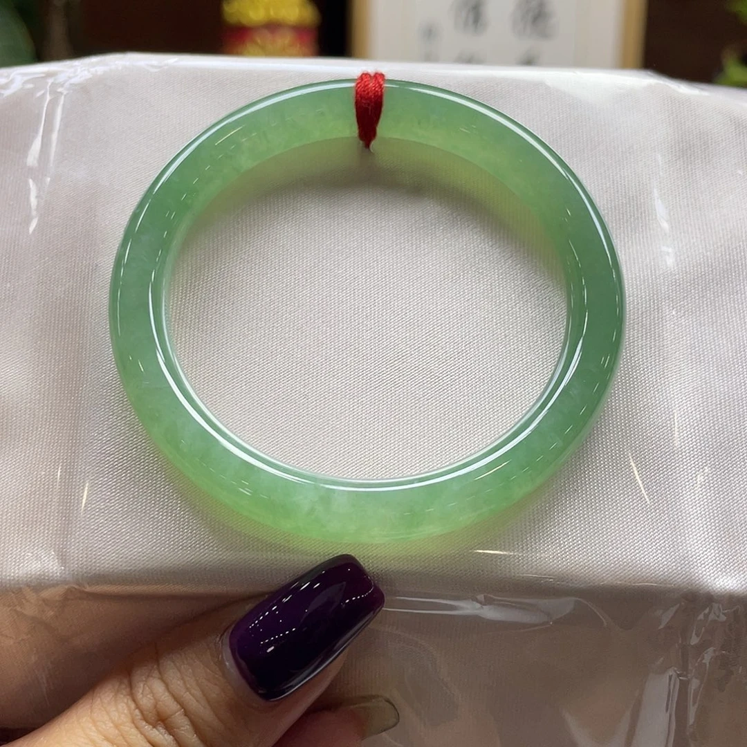 翡翠未镶嵌手镯58 号链接