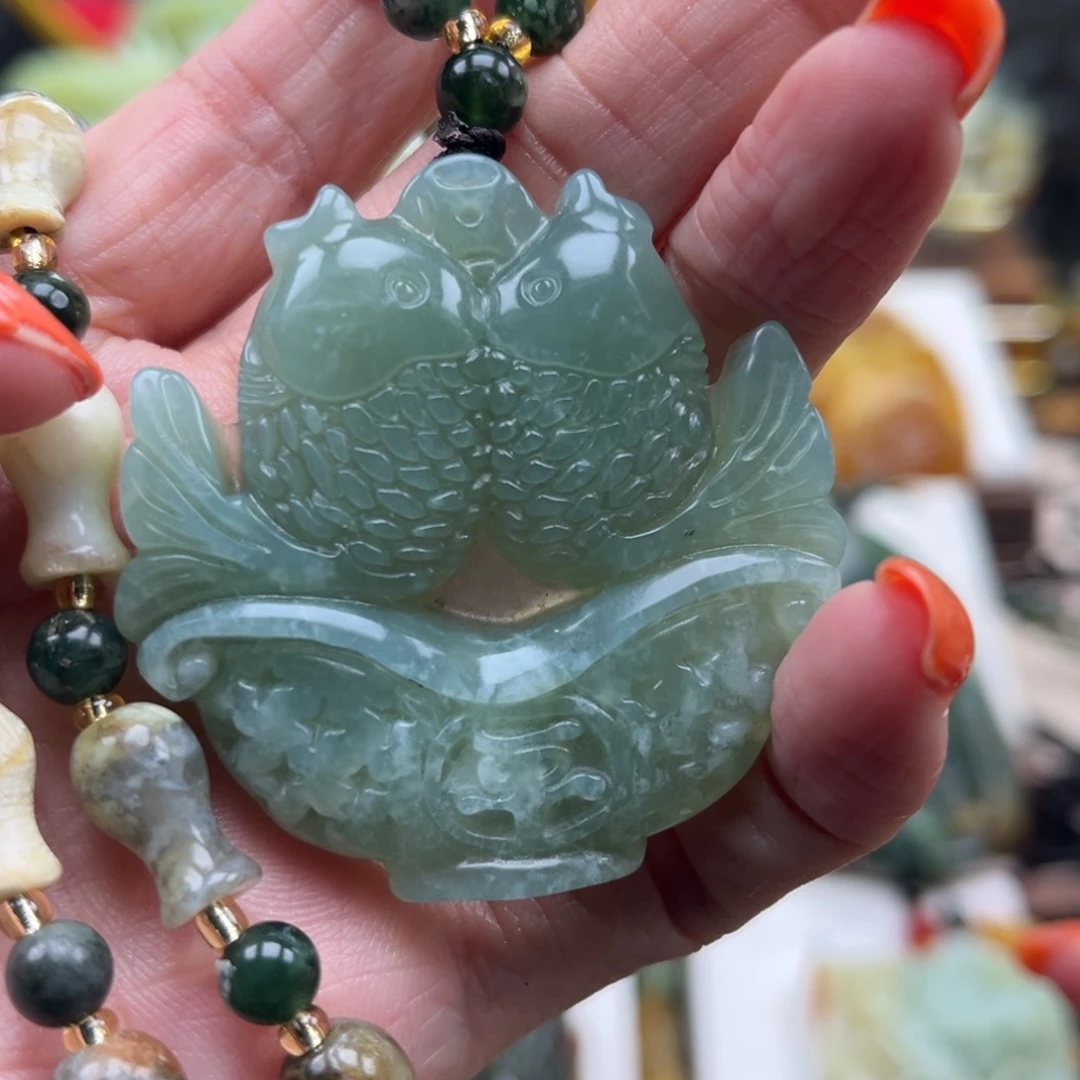 岫玉未镶嵌挂件挂件