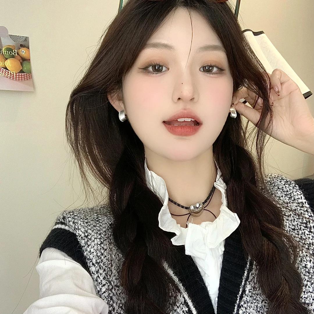 FULL GIRLISH耳环00658个性冷淡风耳饰耳钉