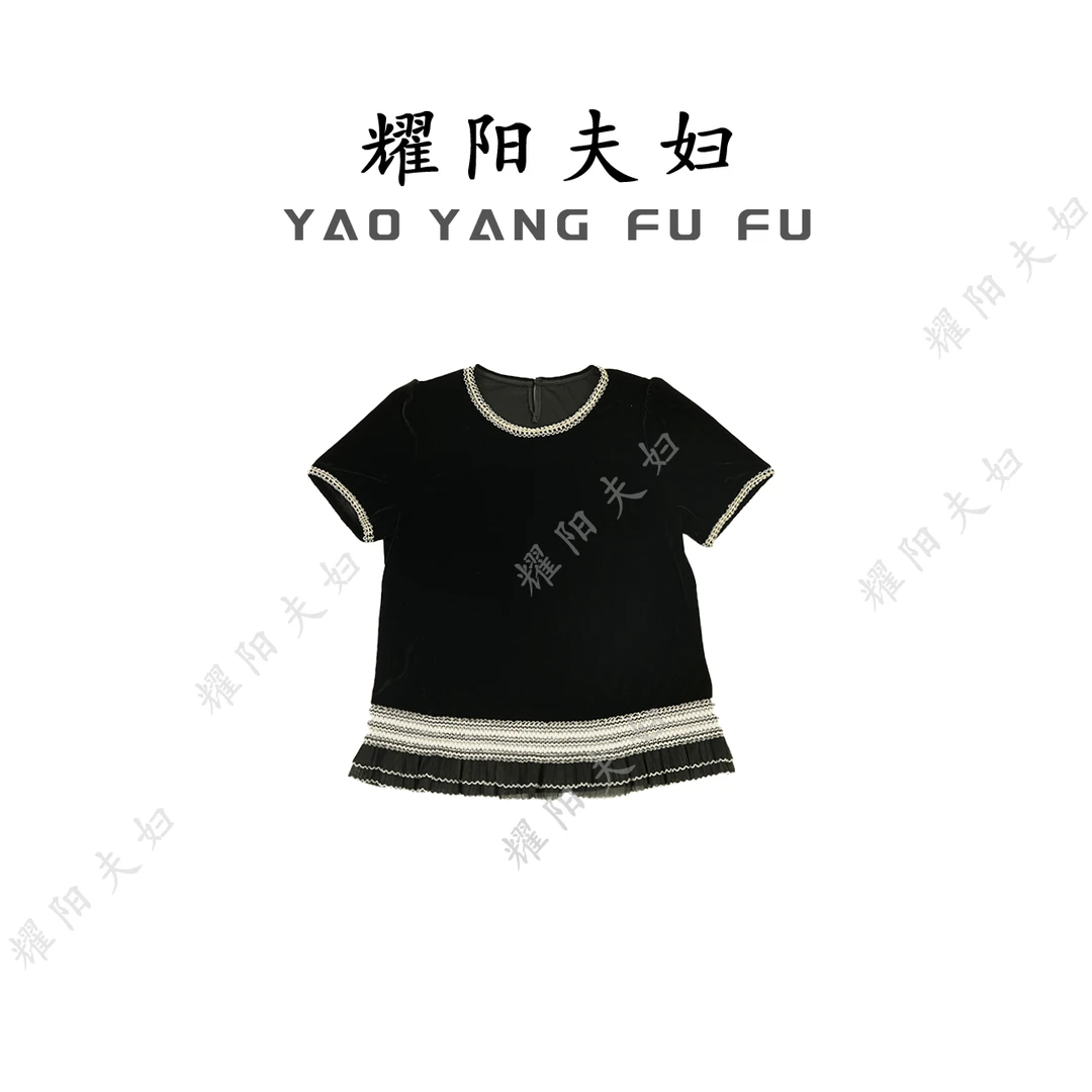 耀阳夫妇【蕾丝芭蕾】QAX009新中式复古时尚上衣