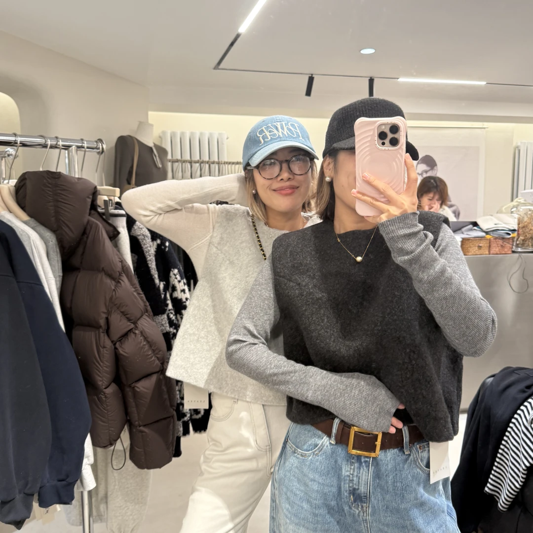 圆领马夹女装高领两色