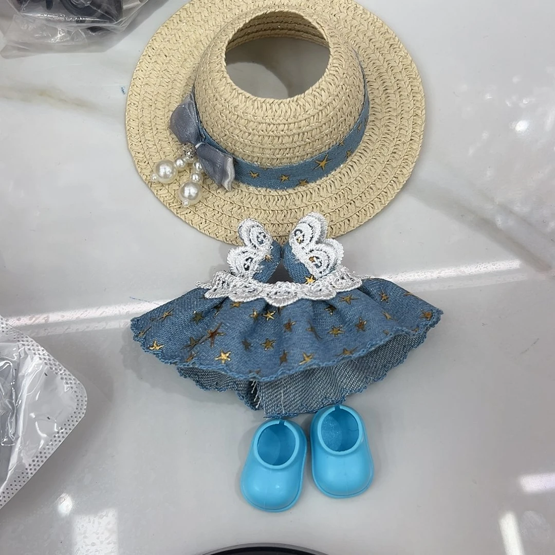 哭娃套装帽子裙子鞋子