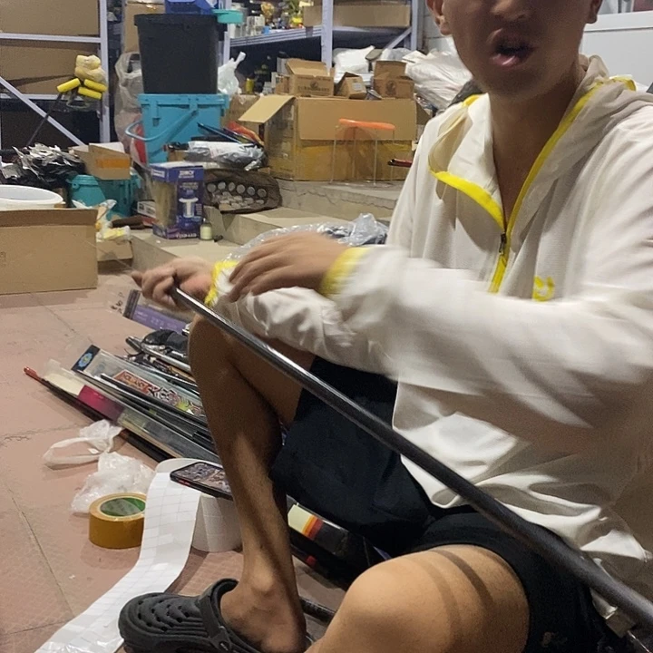 50号垂钓小配件一个瑕疵素材杆无前后堵
