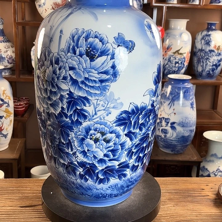 瓷片景德镇陶瓷赏瓶