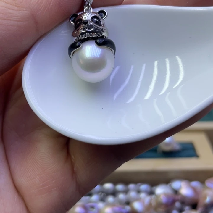 淡水珍珠吊坠(不含链)合金