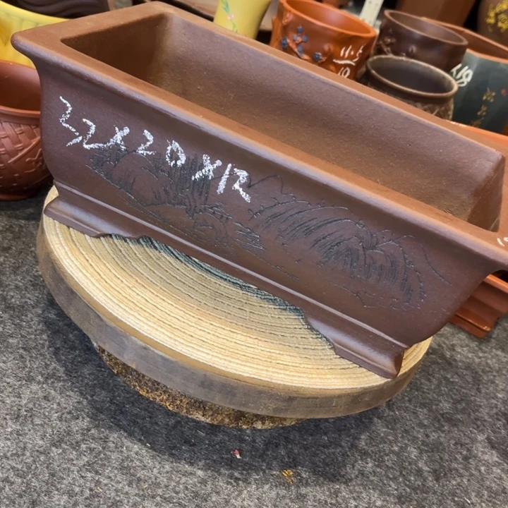 紫砂花盆紫砂花盆