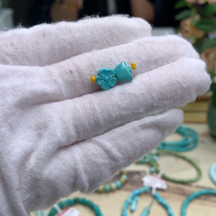 绿松石未镶嵌配饰