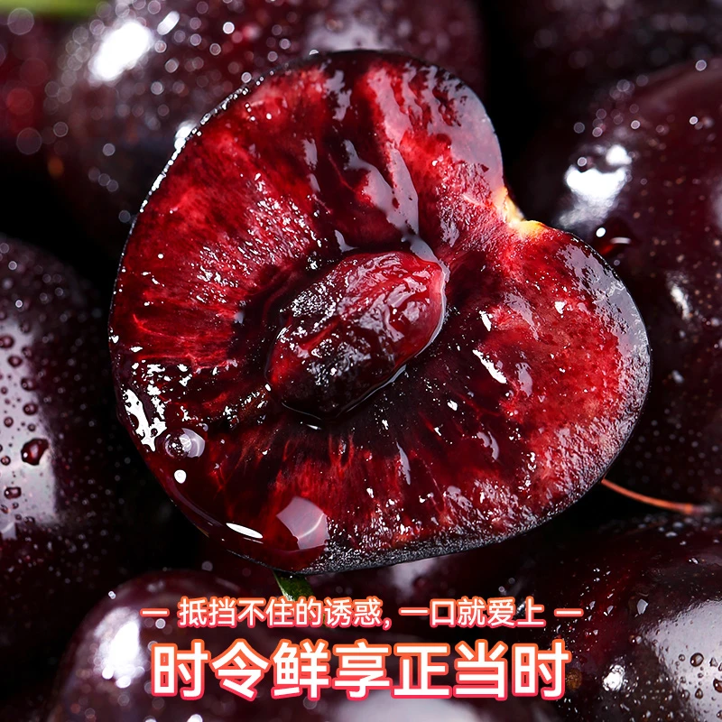 fx智利车厘子800g新鲜水果礼盒进口车厘子JJ-4J内附果径卡海运fan