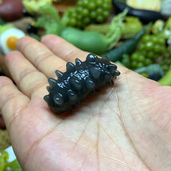 蛇纹石玉未镶嵌手把雨*林