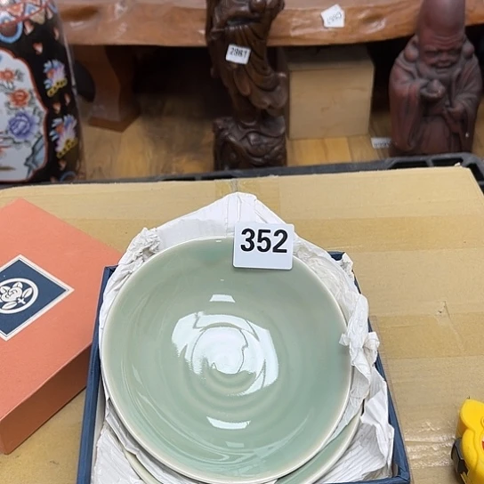 瓷片摆件工艺品瓷器摆件777