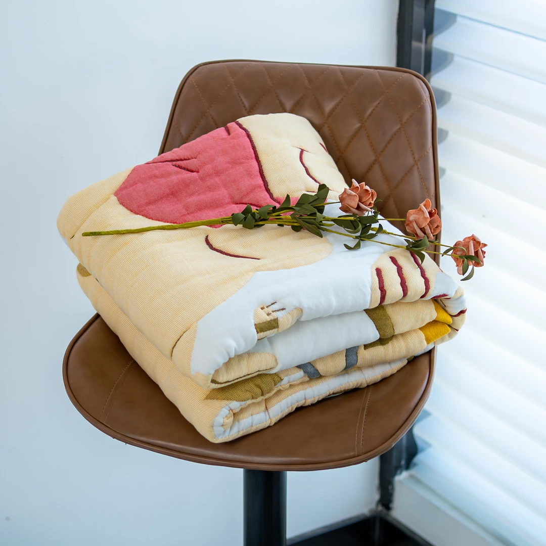 【京かわ会社】图美Tumei正版迪士尼十层纱布面包被150*200cm蜜罐维尼